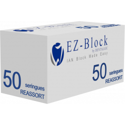 50 seringues à aspiration pour anesthésie tronculaire EZ-Block